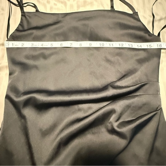 Ina Black Ruched Sheath Dress - Picture 7 of 9